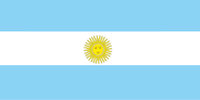 Flag of ARGENTINE