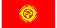 Flag of KYRGYZSTAN
