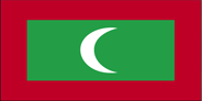 Flag of MALDIVES